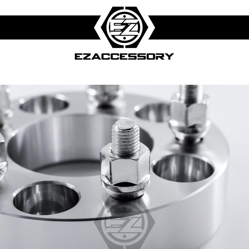ezaccessory 2 Wheel Spacers Adapters 5x4.5 to 5x4.5 for Ford Mustang 94-14 Explorer - 2" Thick 1/2" Studs - Image 5